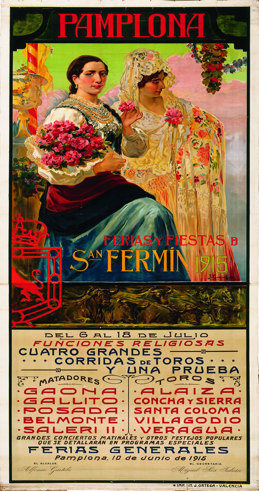 Fiestas en honor de San Fermín  